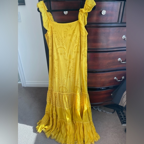 Anthropologie FALLON EYELET MAXI DRESS - Picture 2 of 12